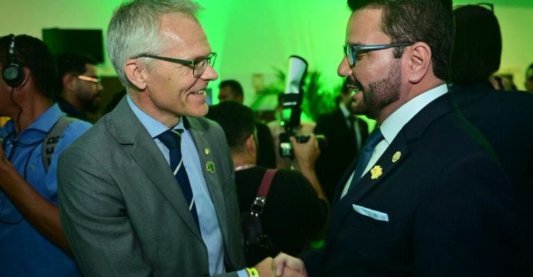 No Maranhão, governador Gladson Camelí abre diálogo com novo embaixador da Noruega, parceiro do Acre na área ambiental